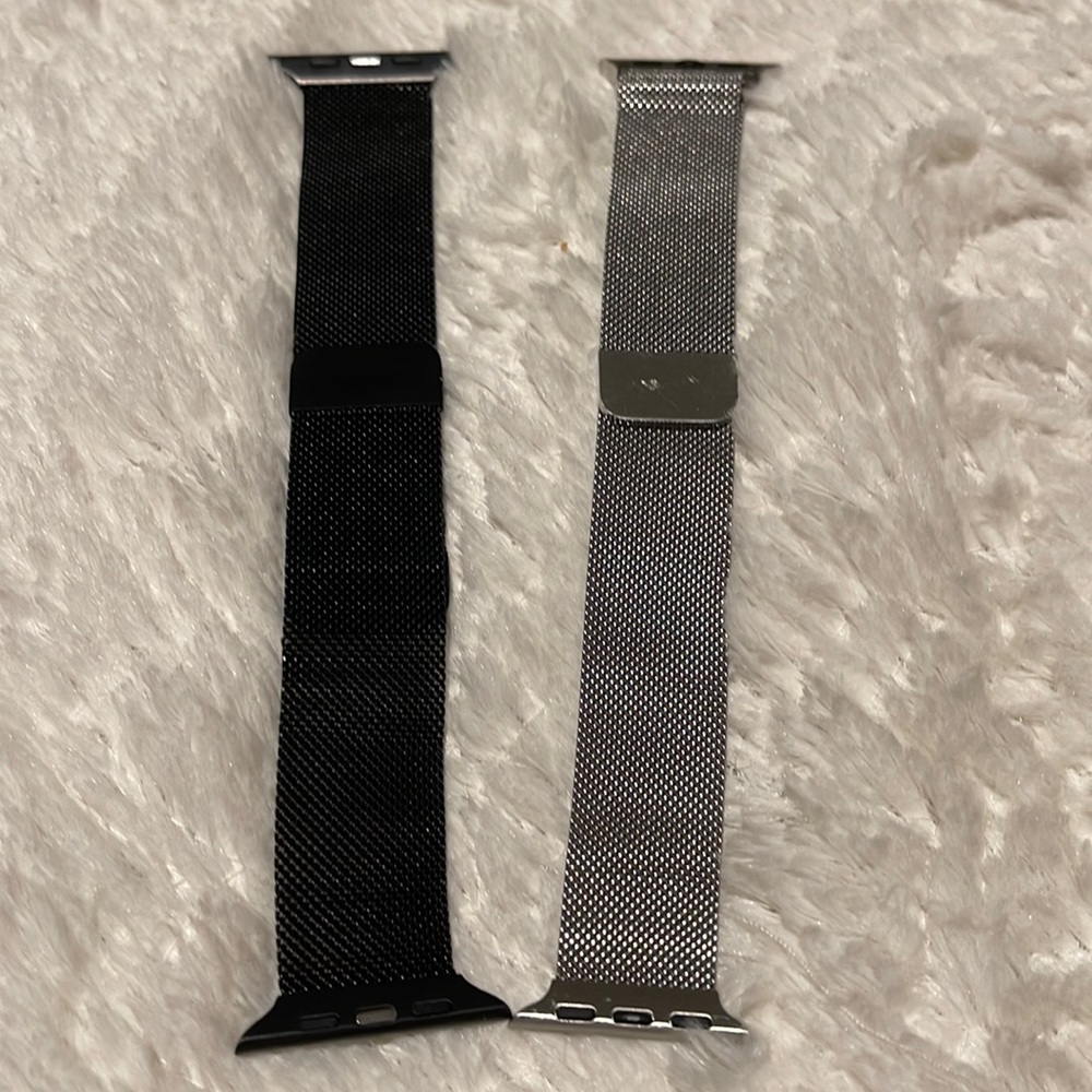 Iwatch bands, 44mm, Stainless steel in the black and silver